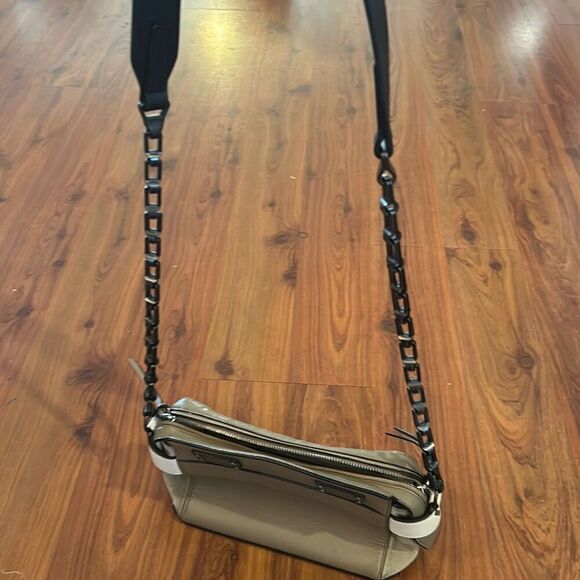 Rag & Bone tan and black chain handbag - Picture 9 of 10